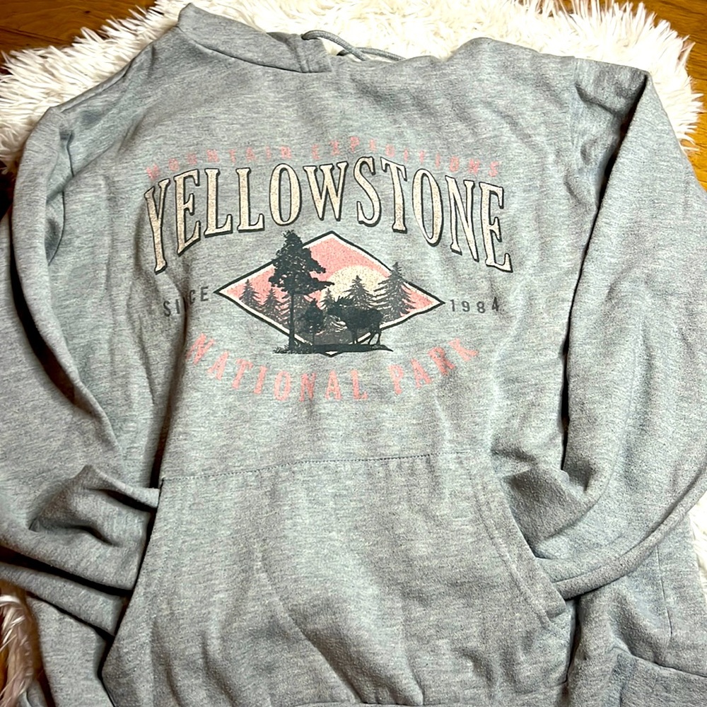 Yellow stone hoodie